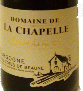Bourgogne Hautes Côtes De Beaune - Domaine Jean-François Chapelle - 2014 - Rouge