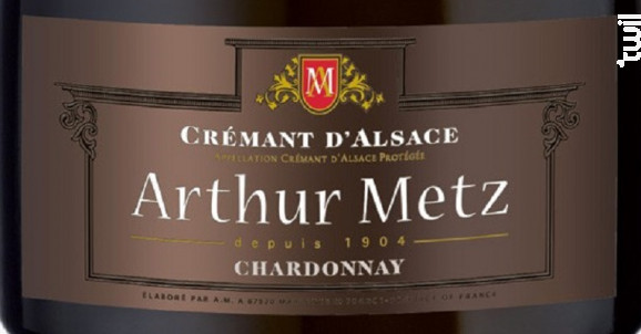 Crémant Réserve de L'Abbaye Chardonnay - Arthur Metz - Non millésimé - Effervescent