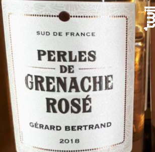 Perles de Grenache Rosé - Maison Gérard Bertrand - Tendances - 2018 - Rosé