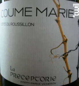 Coume Marie - La Préceptorie de Centernach - 2024 - Blanc