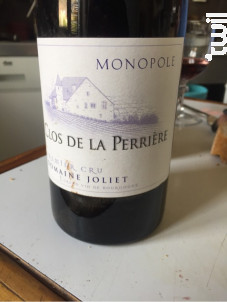 Clos de la Perrière Monopole - Domaine Joliet - 2018 - Rouge