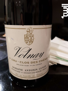 Volnay 1er Cru - Clos des Chènes - Domaine Antonin Guyon - 2019 - Rouge