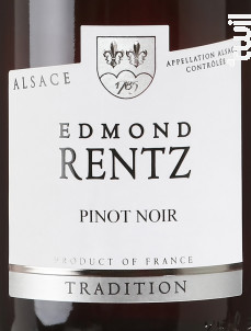 Pinot Noir - Domaine Edmond Rentz - 2018 - Rouge