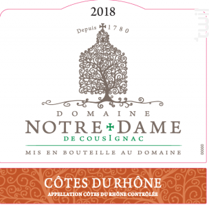 Domaine Notre Dame de Cousignac - Maison Ogier - 2018 - Rosé