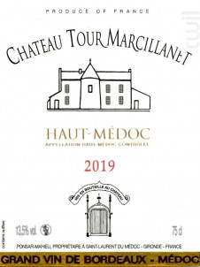 Château Tour Marcillanet - Château Tour Marcillanet - 2019 - Rouge
