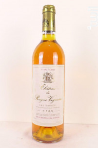 Grand Cru Classé - Château de Rayne Vigneau - 1985 - Blanc