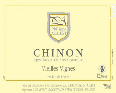 Vieilles vignes - Domaine PHILIPPE ALLIET - 2013 - Rouge