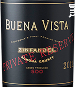 Zinfandel - Buena Vista Winery - 2014 - Rouge