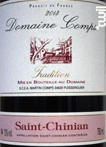 Cuvée Tradition - Domaine Comps - 2016 - Rouge