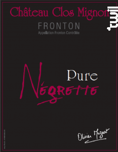 Cuvée Négrette - Château Clos Mignon - 2018 - Rouge