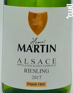 Riesling - Henri Martin et Fils - 2017 - Blanc