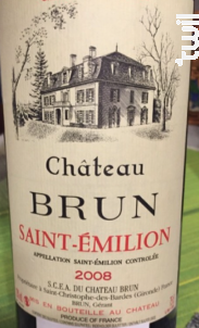 Château Brun - Château Brun - 2021 - Rouge
