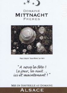Crémant d'Alsace - Extra Brut - Domaine Mittnacht-Frères - Non millésimé - Effervescent