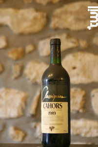Cahors - Classiques des Vins de France - 1989 - Rouge