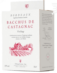 Bacchus de Castagnac - Bag in Box - Vignobles Coudert - Non millésimé - Rouge