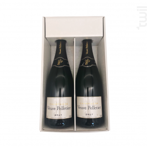 Coffret Cadeau - 2 Brut - Champagne Veuve Pelletier & Fils - Non millésimé - Effervescent