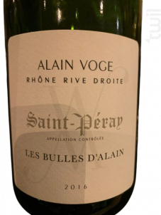 Les Bulles D’alain - Domaine Alain Voge - 2015 - Blanc