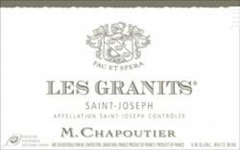 Saint-Joseph Les Granits - Maison M. Chapoutier - 2011 - Rouge