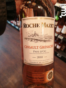 Cinsault Grenache - Roche Mazet - 2018 - Rosé