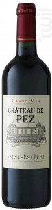 Cru Bourgeois Exceptionnel - Château de Pez - 2020 - Rouge