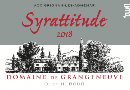Syrattitude - Domaine de Grangeneuve - 2018 - Rouge