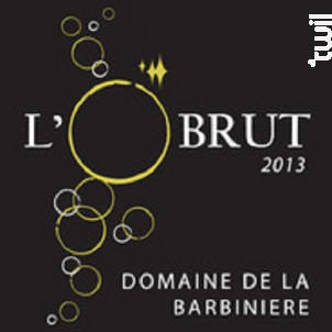 L'O Brut - Méthode Traditionnelle - Domaine de la Barbinière - 2018 - Effervescent