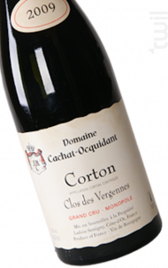 CORTON Grand Cru 'LES VERGENNES' - Domaine Cachat-Ocquidant - 2017 - Rouge