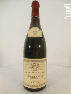 Bourgogne Les Petites Pierres - Maison Louis Jadot - 1998 - Rouge