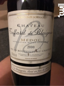 Château Taffard de Blaignan - Château Taffard de Blaignan - 2014 - Rouge
