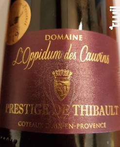 AOP Rouge Prestige de Thibault - Domaine l'Oppidum des Cauvins - 2018 - Rouge