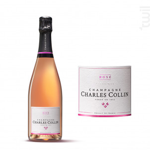 Rosé Brut - Champagne Charles Collin - Non millésimé - Effervescent