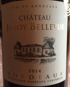 Château Janoy Bellevue - Château Janoy Bellevue - 2015 - Rouge
