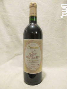 Les Hauts de Pez - Château Tour de Pez - 2003 - Rouge