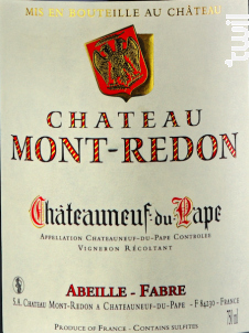 Châteauneuf du Pape - Chateau Mont-Redon - 2016 - Rouge