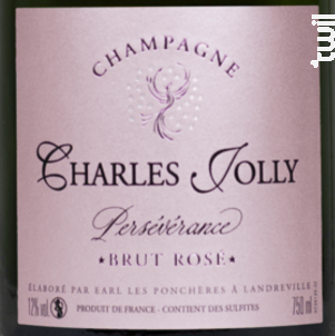Rosé Persévérance - Champagne Charles Jolly - Non millésimé - Rosé