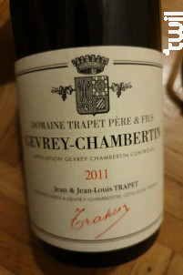 Gevrey Chambertin - Domaine Trapet - 2011 - Rouge