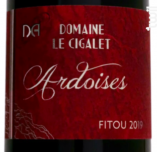 Ardoises - Domaine Le Cigalet - 2019 - Rouge