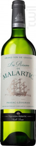 La Réserve de Malartic - Château Malartic-Lagravière - 2016 - Blanc