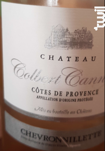 Château Colbert Cannet - Chevron Villette Vigneron - Colbert Cannet - 2017 - Rosé