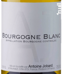 Bourgogne Chardonnay - Domaine Antoine Jobard - 2018 - Blanc