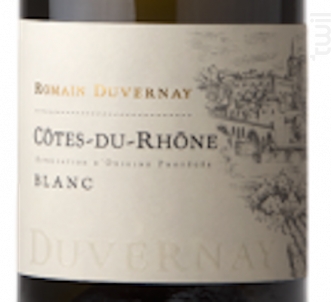 Côtes-du-Rhône - Romain Duvernay - 2015 - Blanc