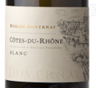 Côtes-du-Rhône - Romain Duvernay - 2021 - Blanc