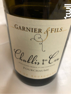 Chablis 1er Cru Fourchaume - Domaine Garnier & Fils - 2019 - Blanc