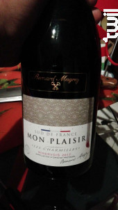Mon Plaisir - Bernard Magrez - 2017 - Rouge