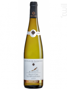 Pinot Gris - Les Maquisards - Chateau de Riquewihr Domaines DOPFF IRION - 2019 - Blanc