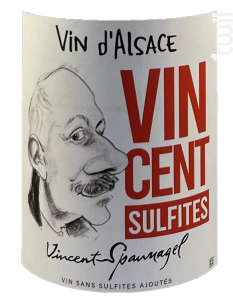 Vin Cent Sulfites - Domaine Vincent Spannagel - 2020 - Blanc