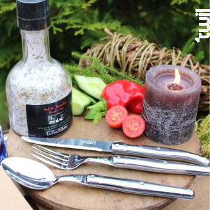 Coffret 6 Couteaux Steak Inox Laguiole - jean dubost -  - 