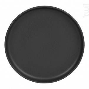 Assiette À Dessert Uno Noir 22 Cm lot De 6 - table passion -  - 