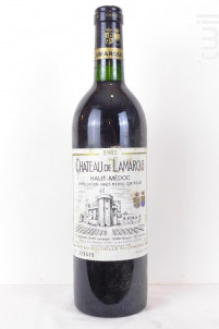 Château de Lamarque - Château de Lamarque Haut-Médoc - 1985 - Rouge