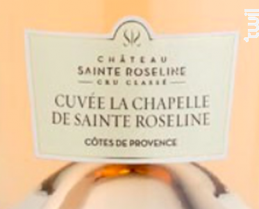 La Chapelle de Sainte Roseline - Cru Classé - Château Sainte Roseline - 2023 - Rosé